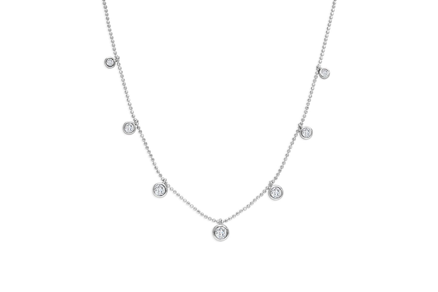 Graduated Round Bezel CZ (Clear)