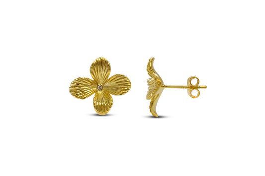 Radiant Petal Stud Earring