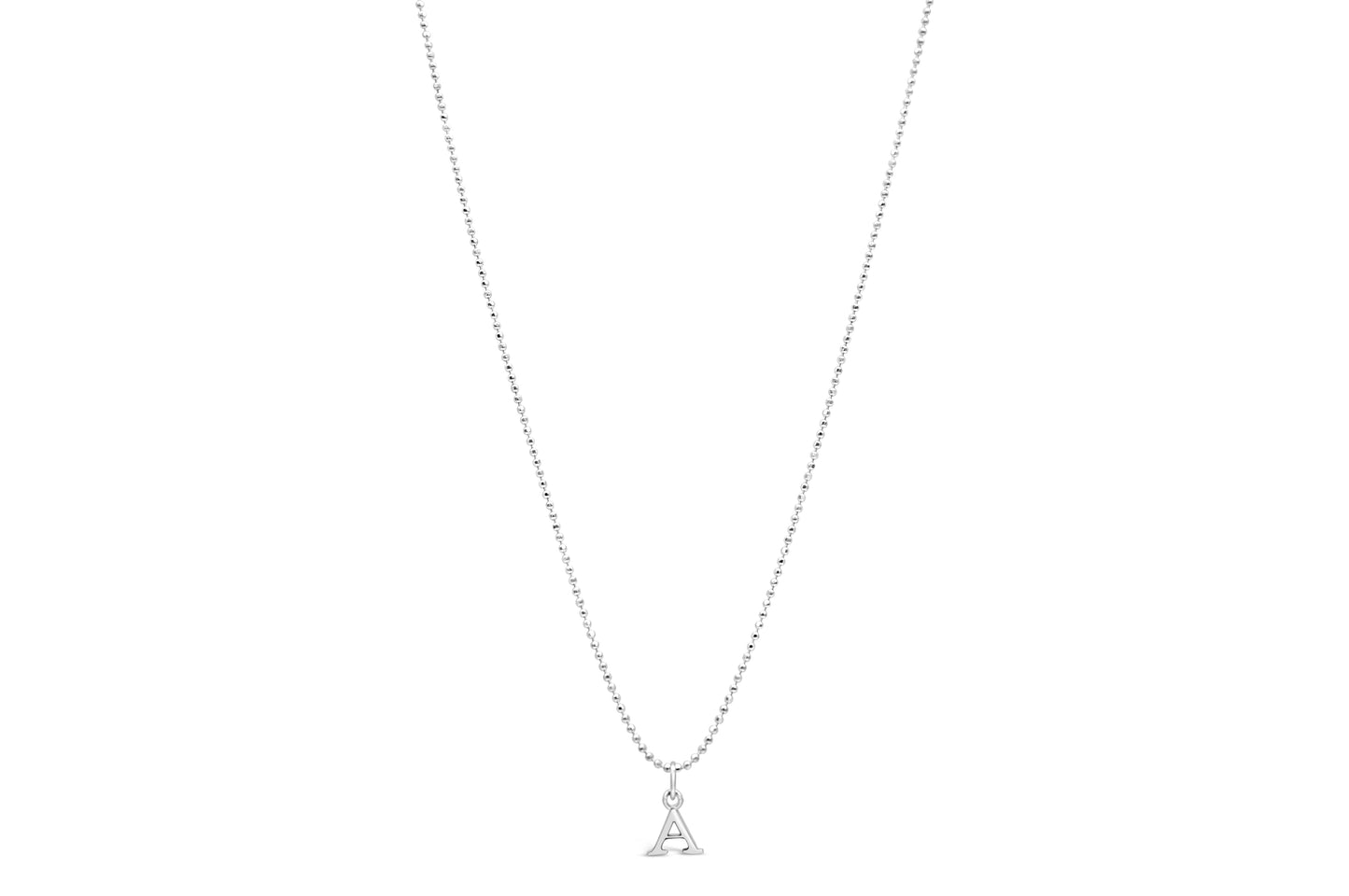 Diamond Cut Love Letter Necklace