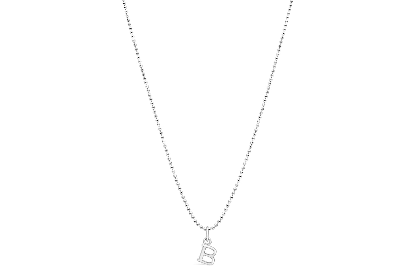 Diamond Cut Love Letter Necklace