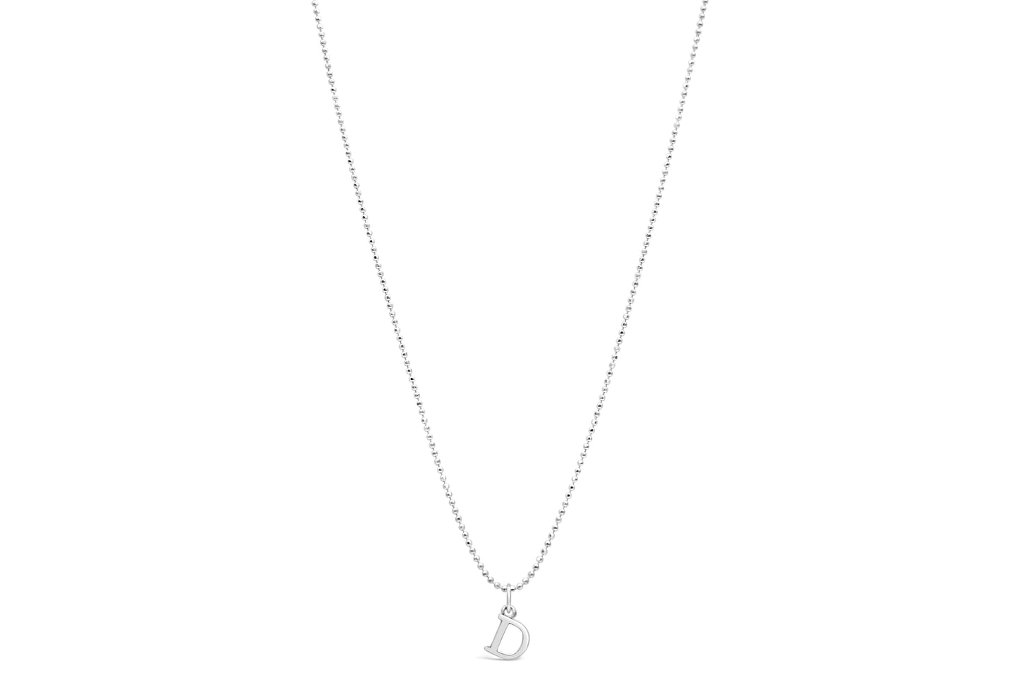 Diamond Cut Love Letter Necklace