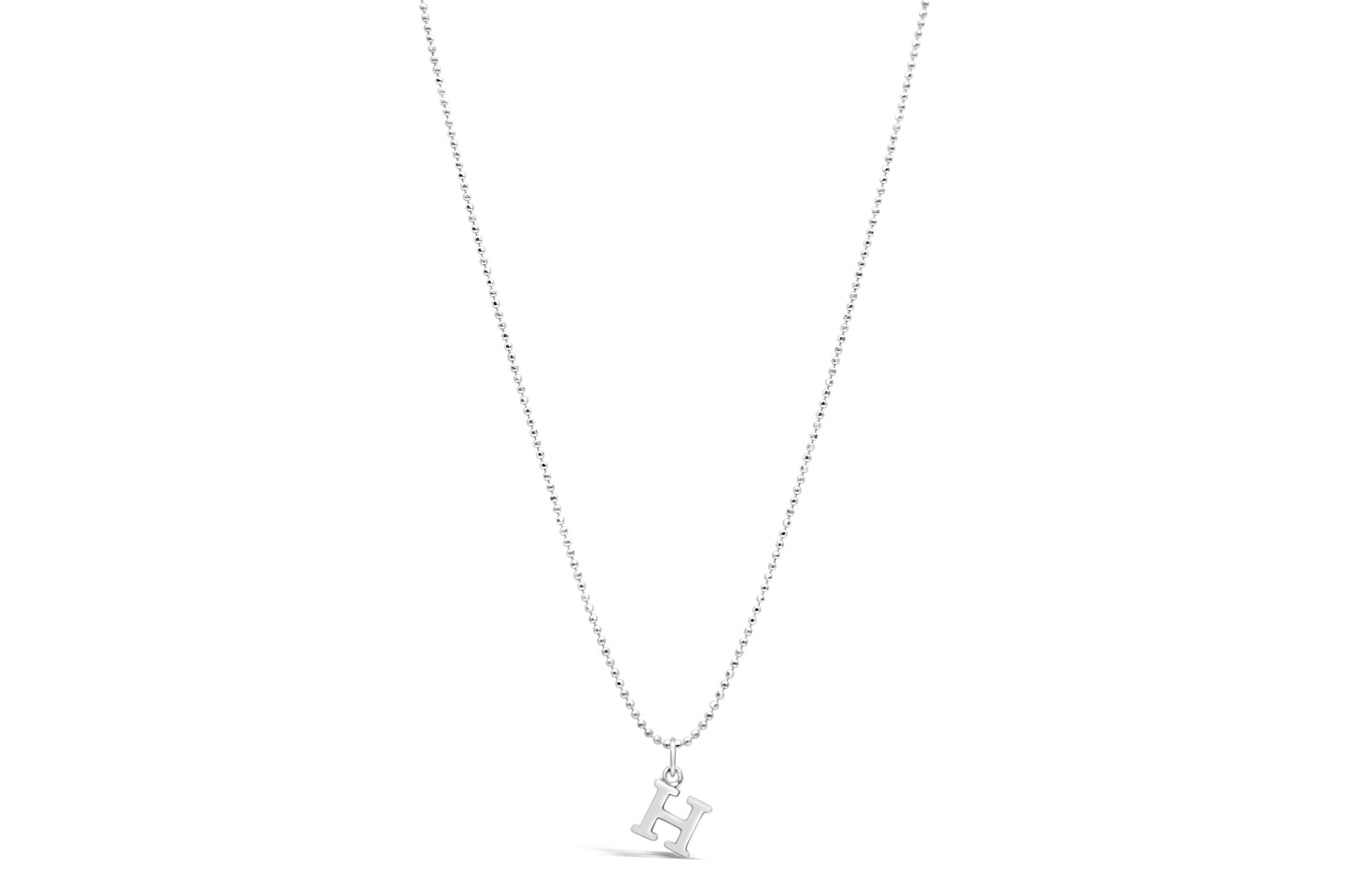 Diamond Cut Love Letter Necklace