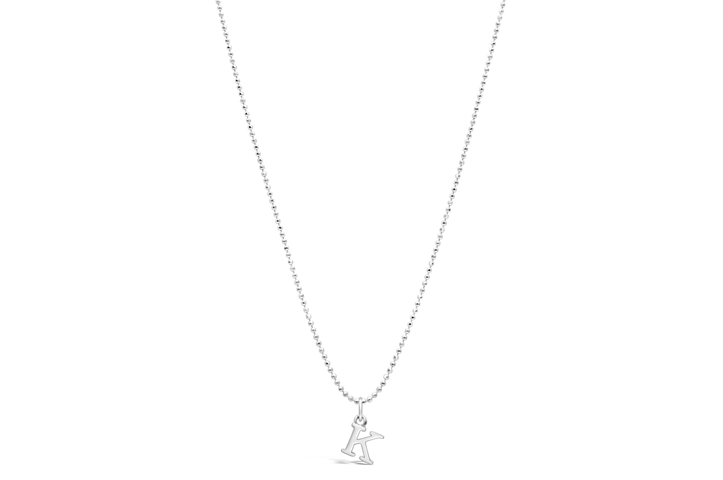 Diamond Cut Love Letter Necklace
