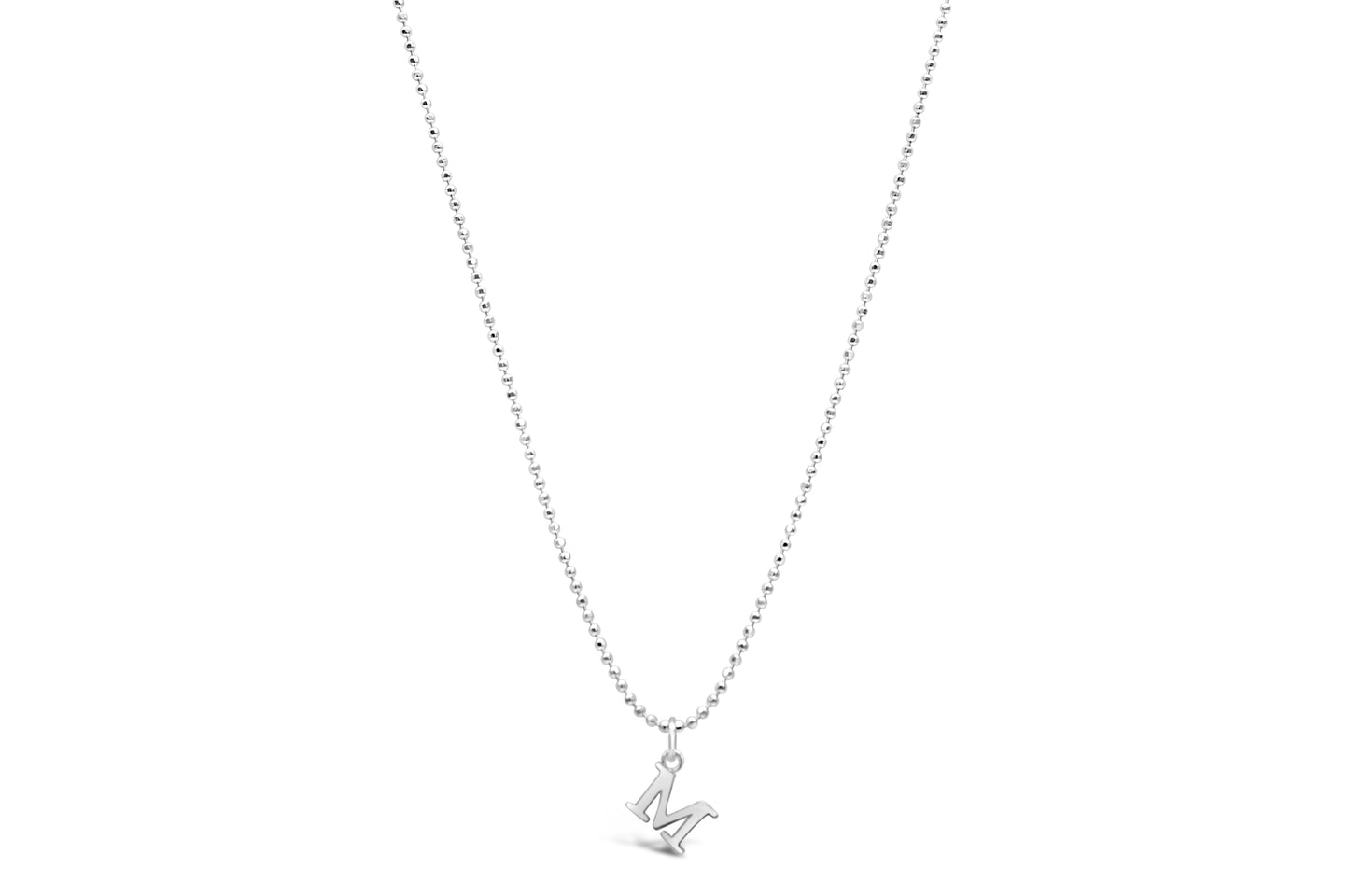 Diamond Cut Love Letter Necklace
