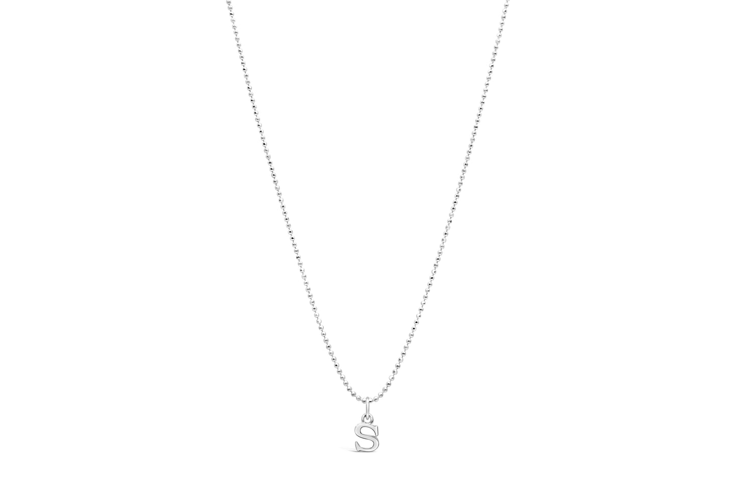 Diamond Cut Love Letter Necklace
