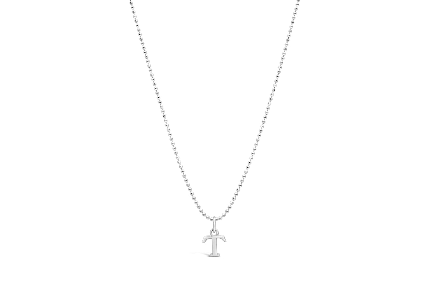 Diamond Cut Love Letter Necklace