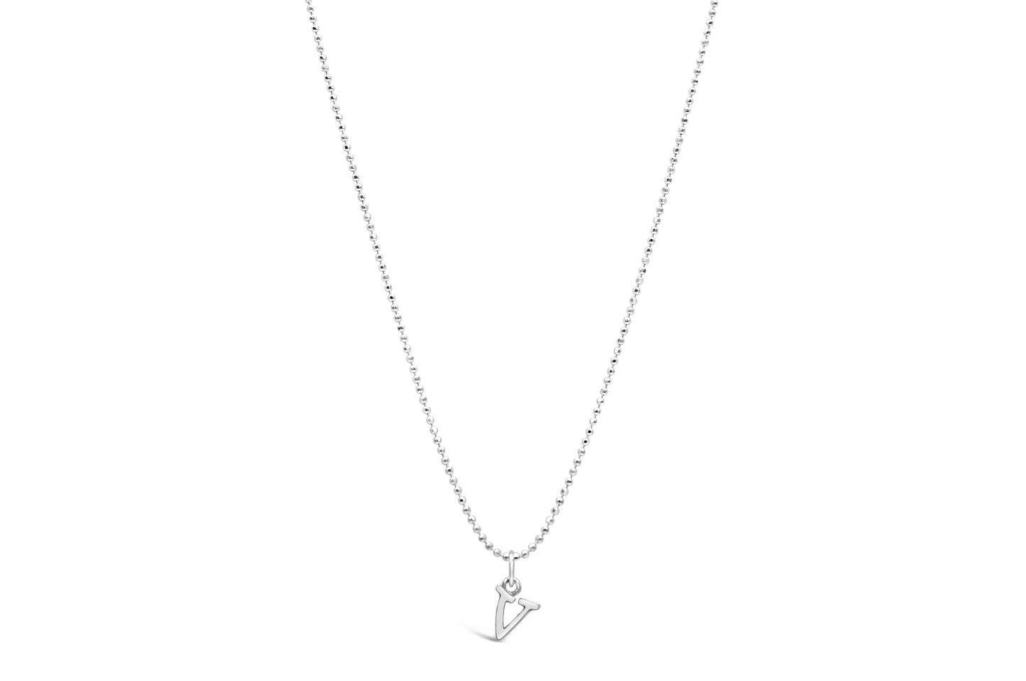 Diamond Cut Love Letter Necklace
