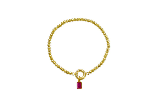 Ruby Stretch Bracelet