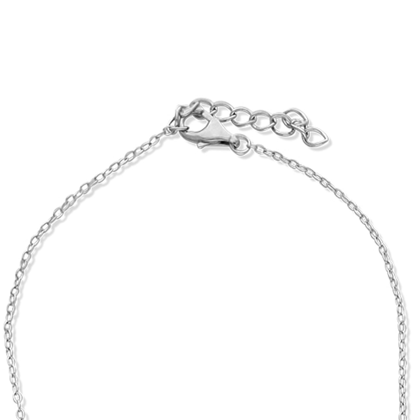 STERLING SILVER 16+1" FRIENDSHIP NECKLACE SET (2 NECKLACES)