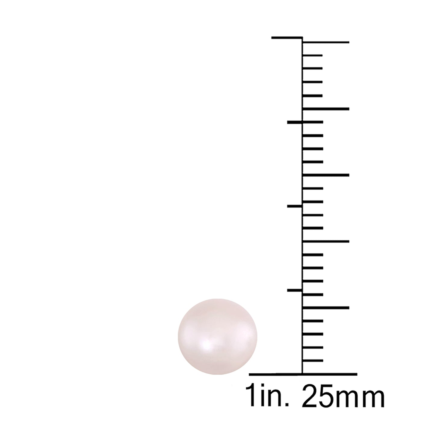 STERLING SILVER 5-6MM NATURAL PINK POTATO PEARL STUD