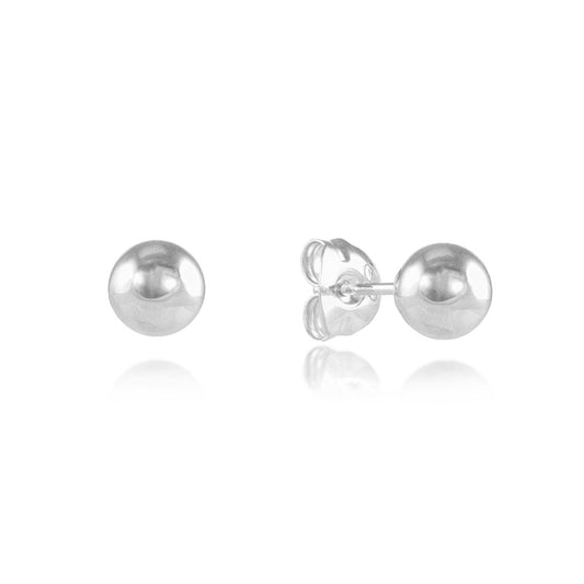 4 MM STERLING SILVER BALL STUDS