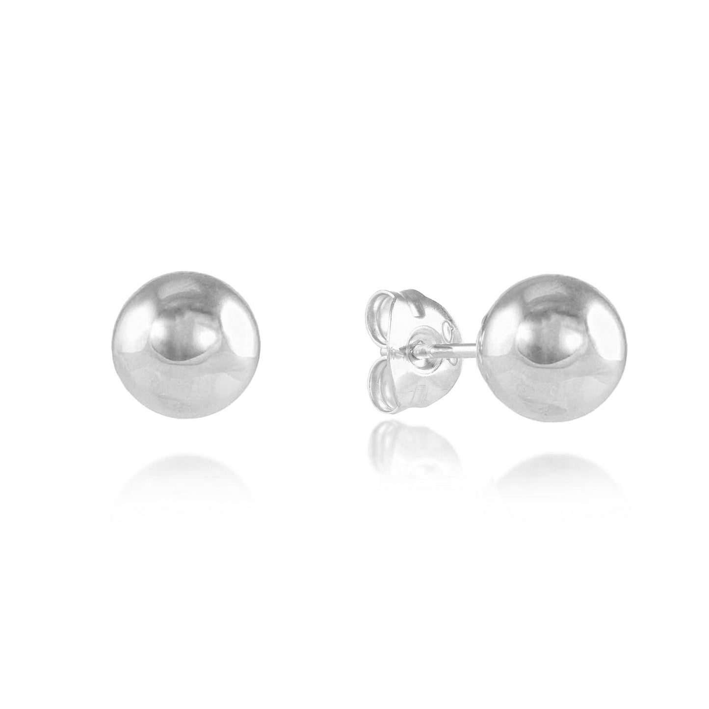 6 MM STERLING SILVER BALL STUD