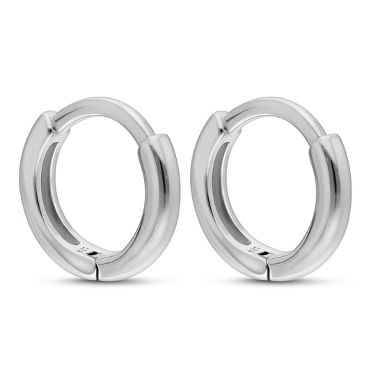 STERLING SILVER 10.6MM MINI HUGGY