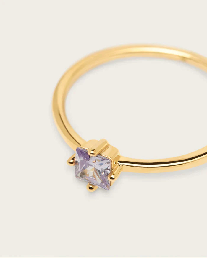 LAVENDER LIS RING