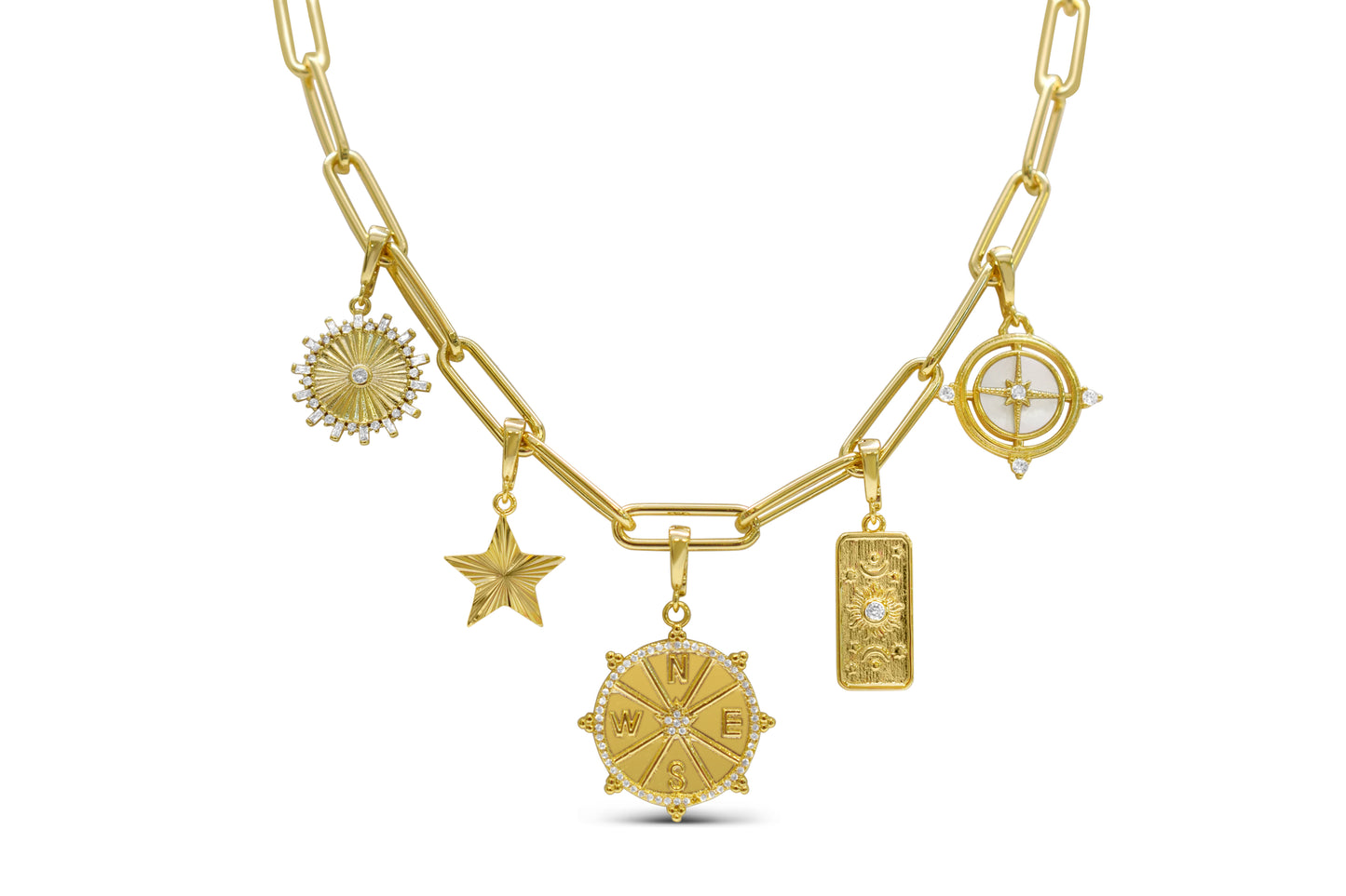 What's Your Eta Pre-made Charm Necklace
