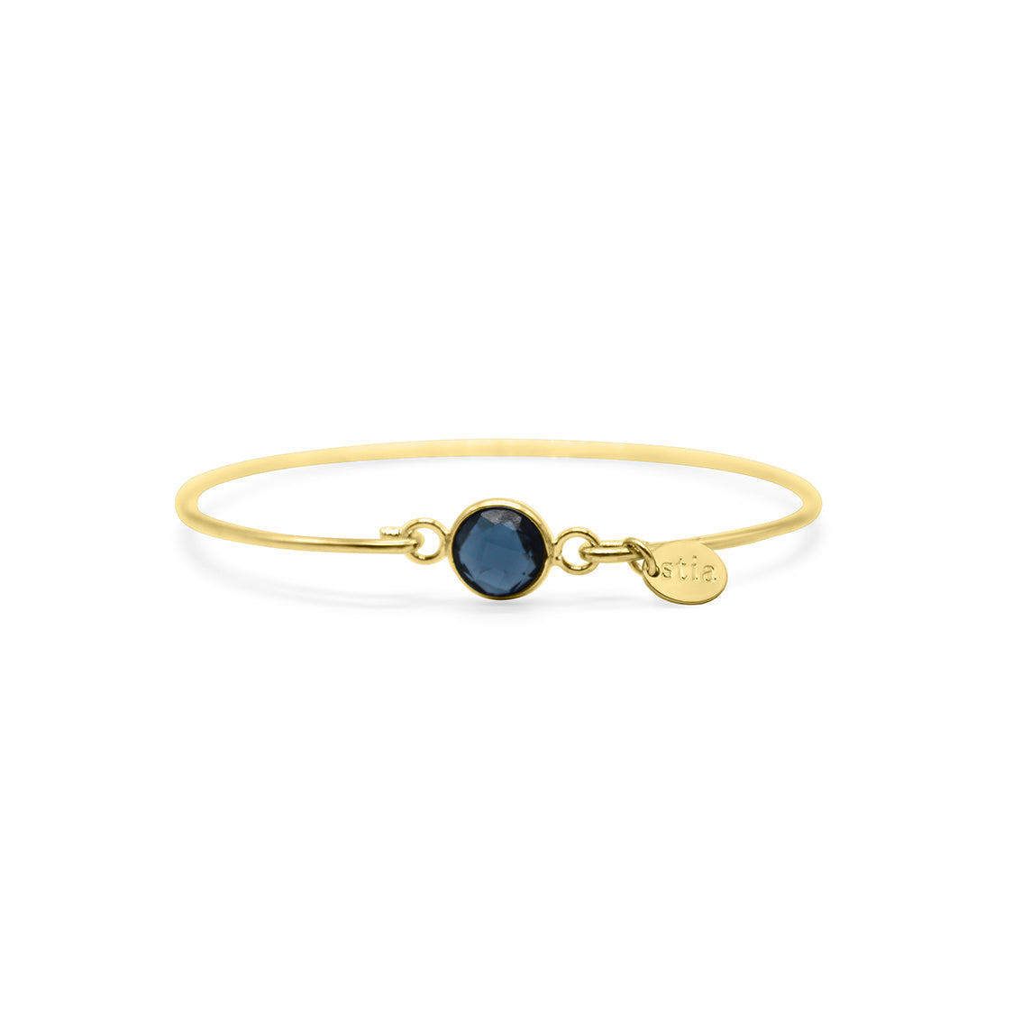 8mm Birthstone Bracelet silver/gold