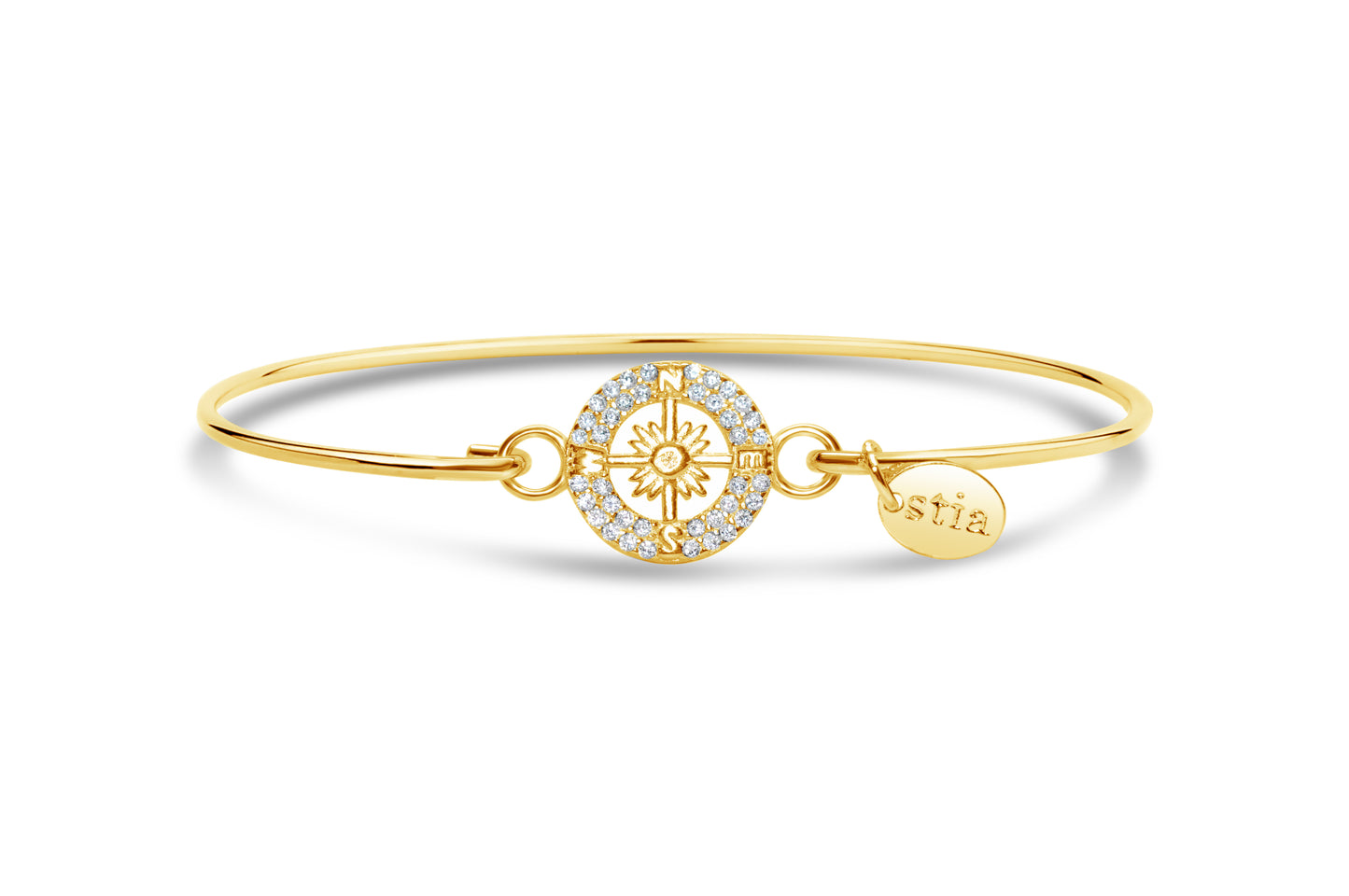 Pave ICON Bracelet - Compass