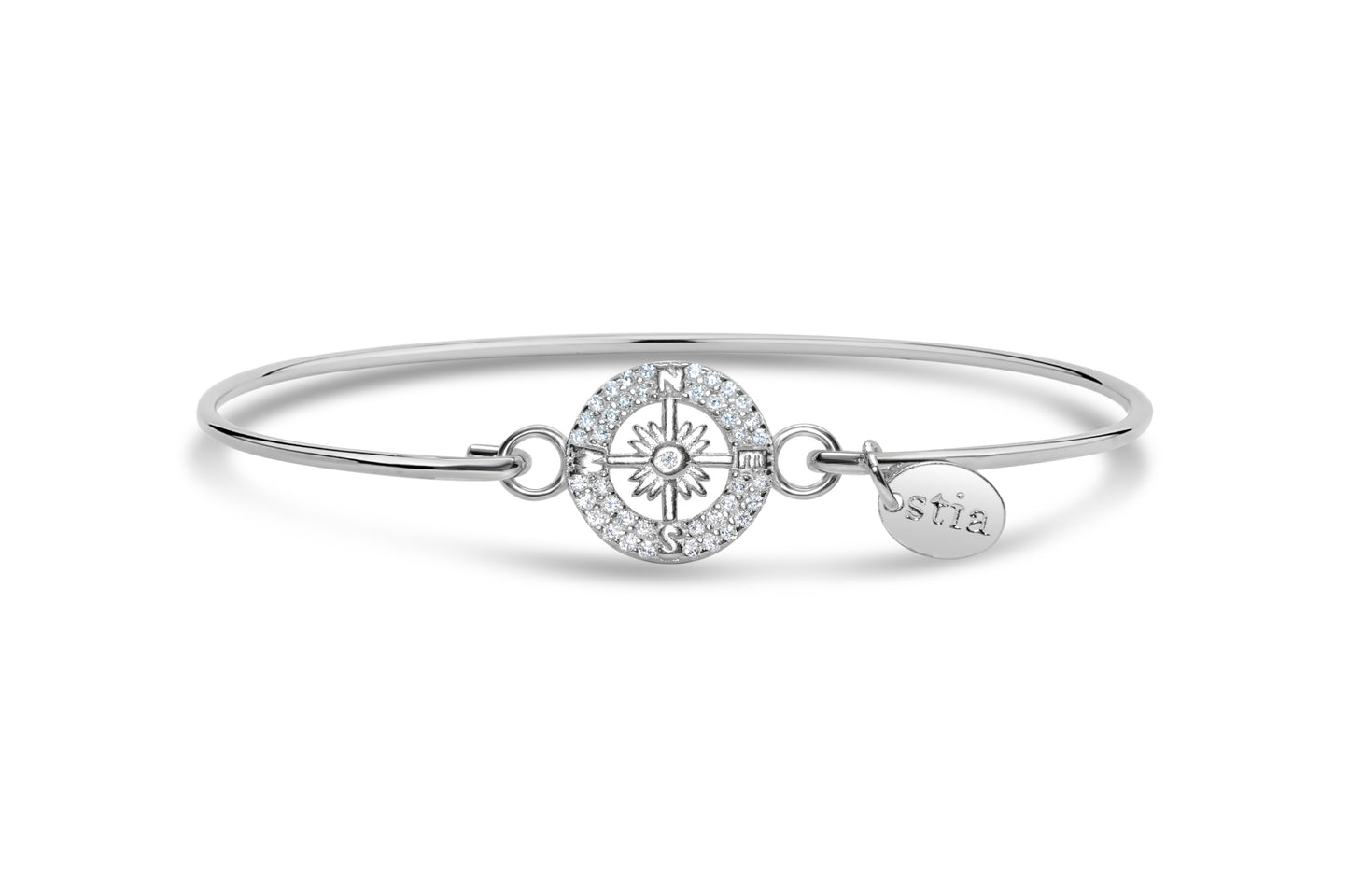 Pave ICON Bracelet - Compass