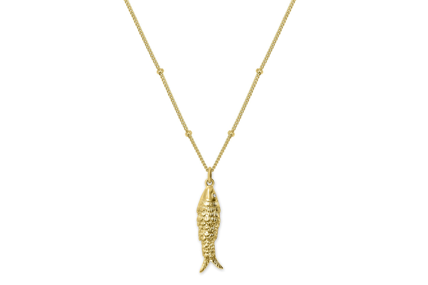Charm & Chain Necklace - Fish Out of Water