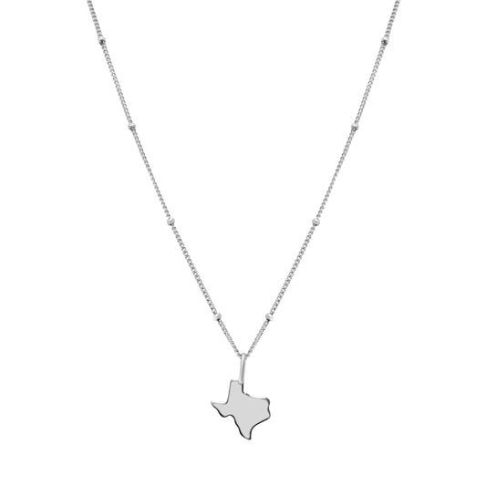 Texas State Cut Out Necklace