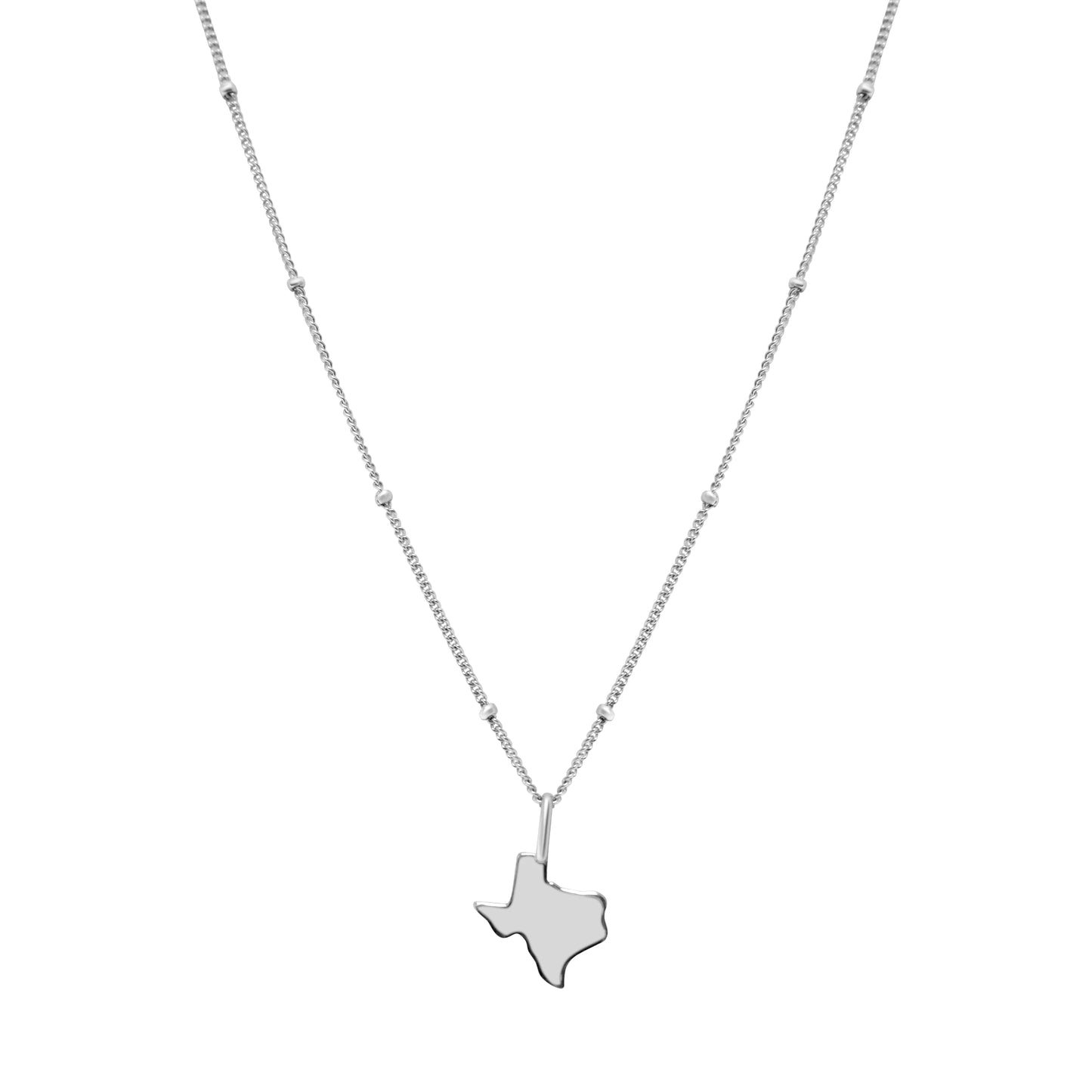 Texas State Cut Out Necklace