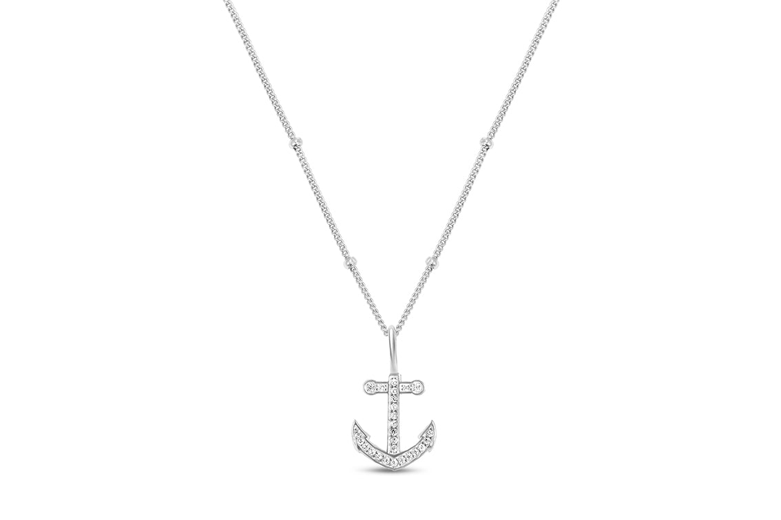 Charm & Chain Necklace - Anchor