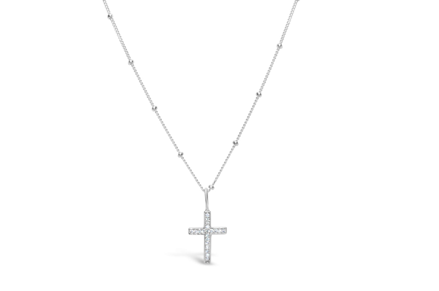 Charm & Chain Necklace - Cross