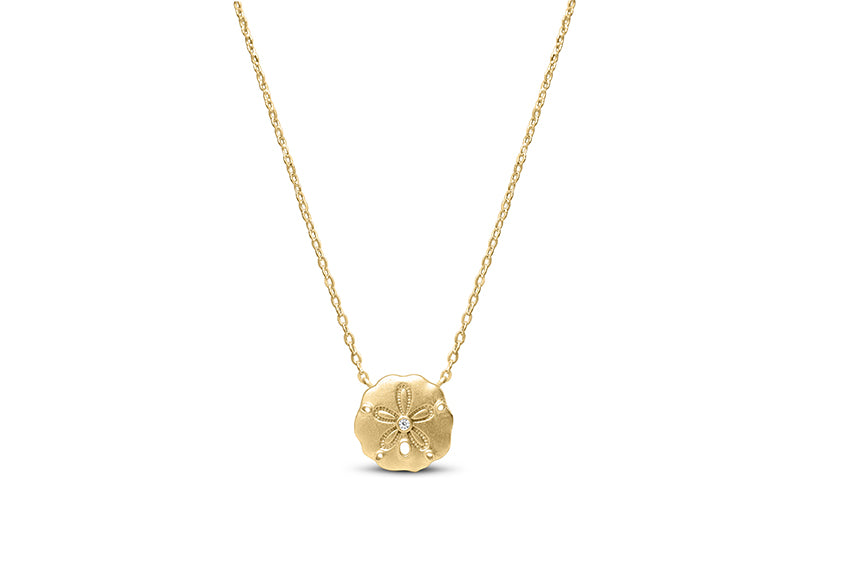 Flower of The Sea - Sand Dollar Necklace