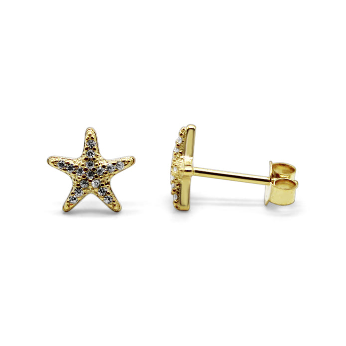 Dancing Starfish Stud Earring