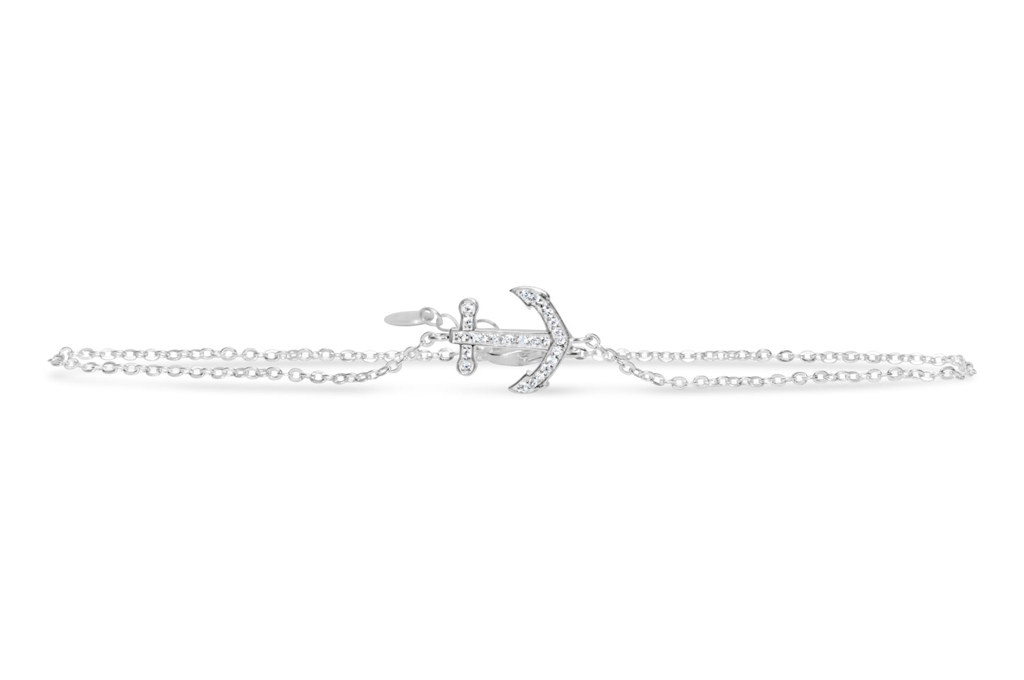 Stia Anklet - Sterling - Anchor