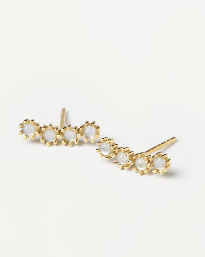 BLUE TIDE GOLD EARRINGS