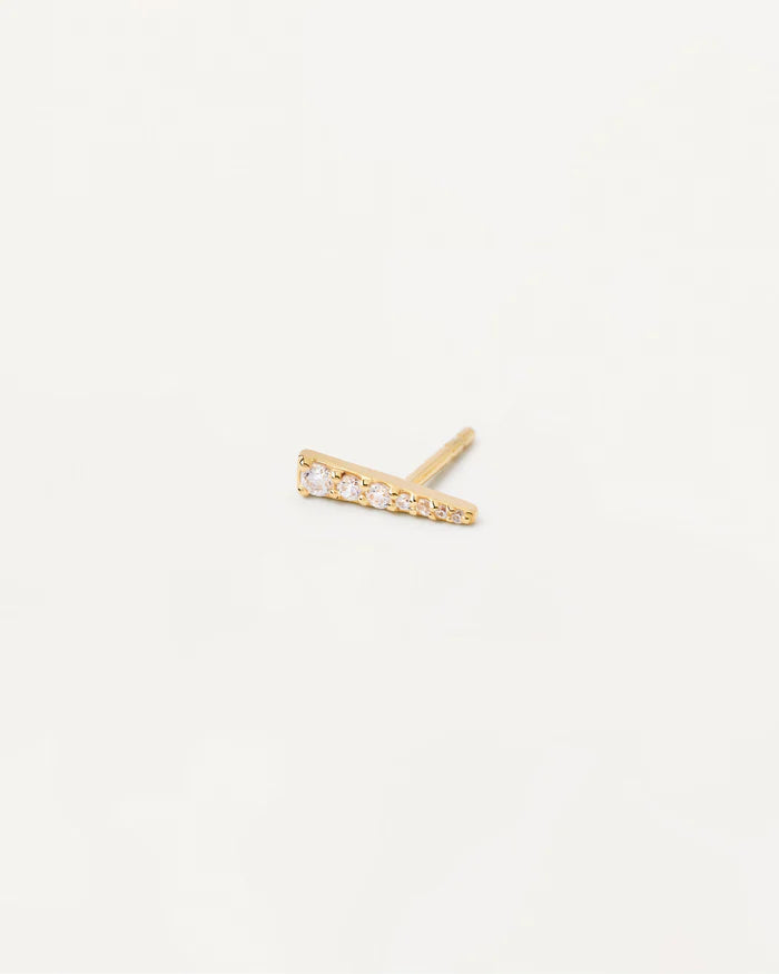 TEA GOLD/SILVER EARRING