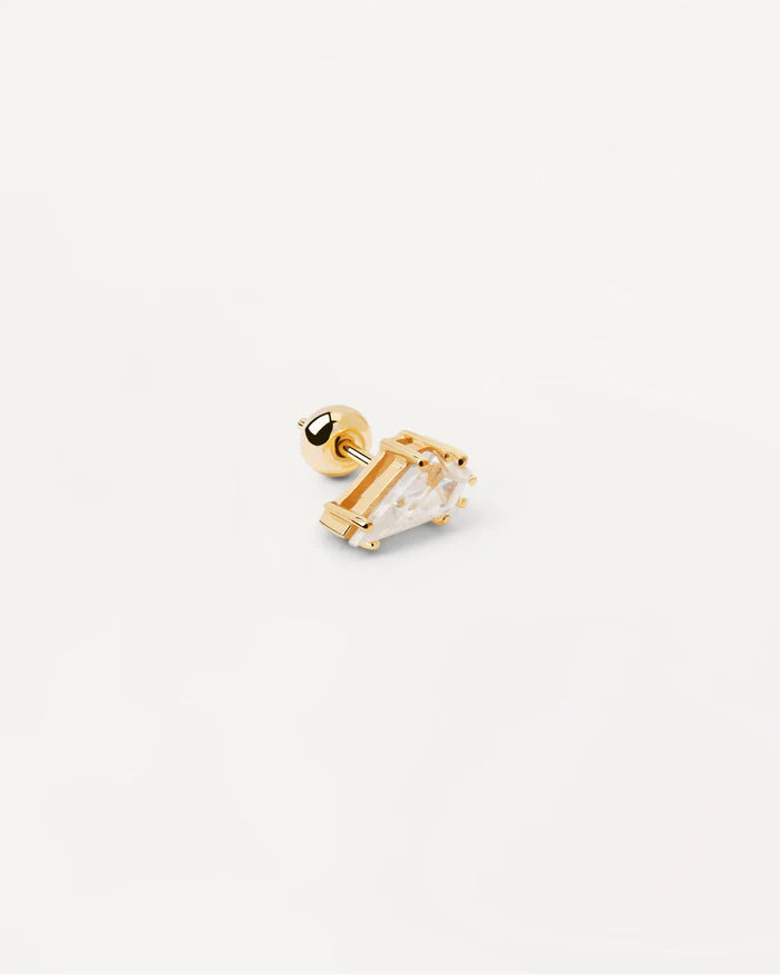 NOA SINGLE GOLD/SILVER EARRING