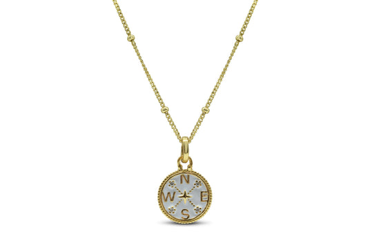 Lovable Lacquer Necklace - Celestial Compass