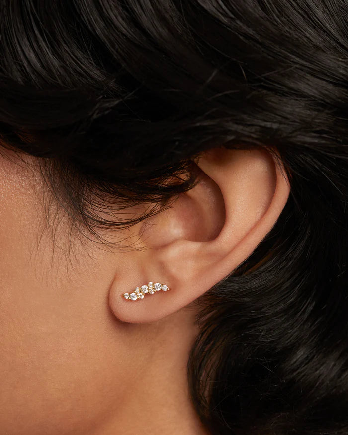 NATURA GOLD/SILVER EARRINGS