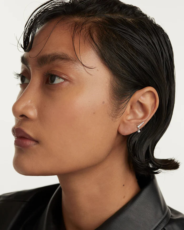 AVA GOLD/SILVER EARRING