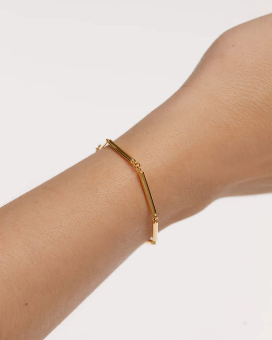 BAR CHAIN GOLD/SILVER BRACELET