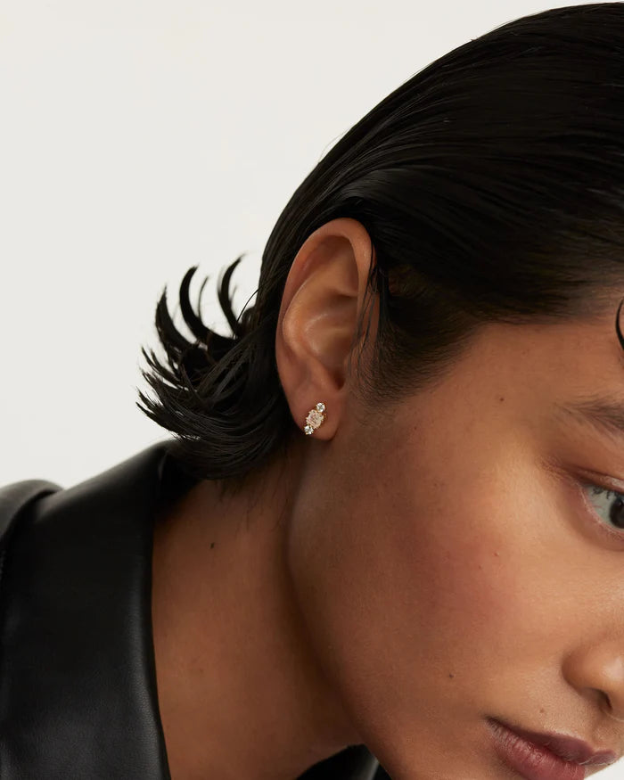 LYN GOLD/SILVER EARRING