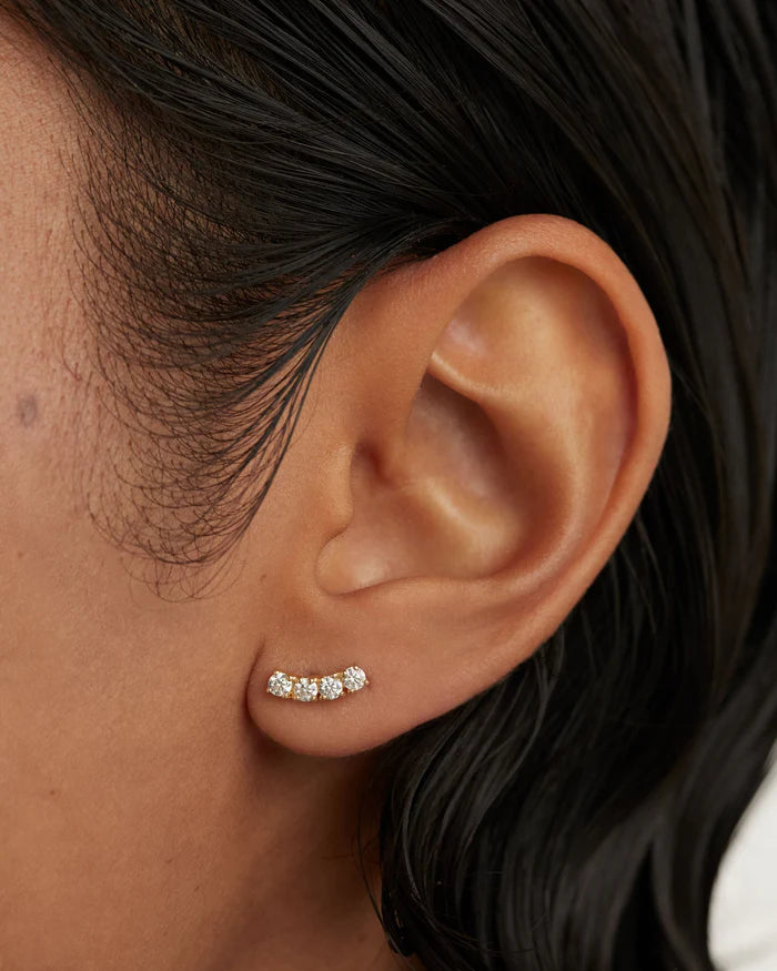 UMA GOLD/SILVER EARRING