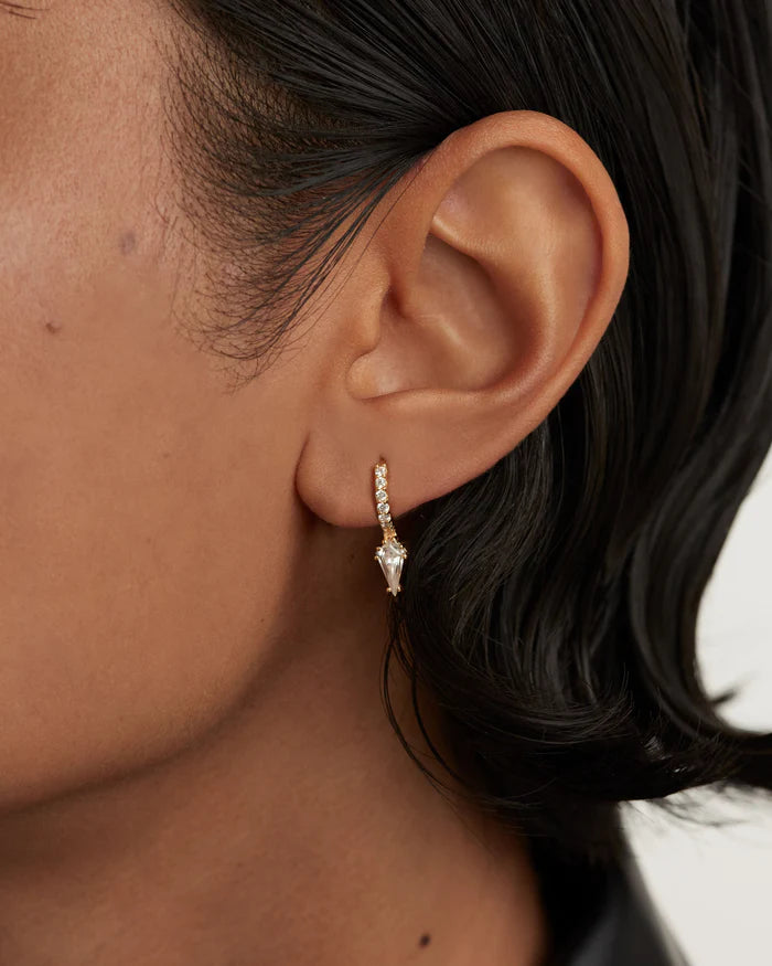 Gold and silver earrings clearance