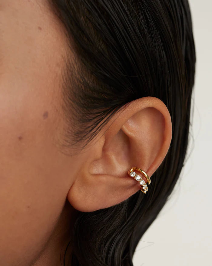 ALEXIA EAR GOLD/SILVER CUFF