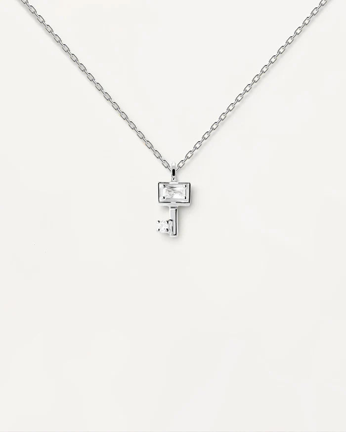 KEY SILVER NECKLACE