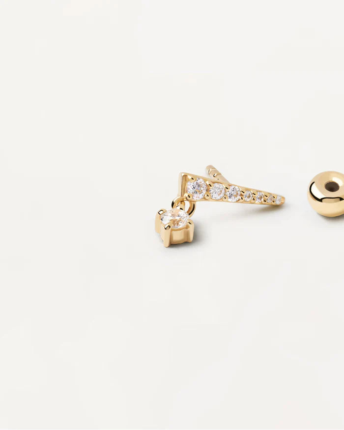AVA GOLD/SILVER EARRING
