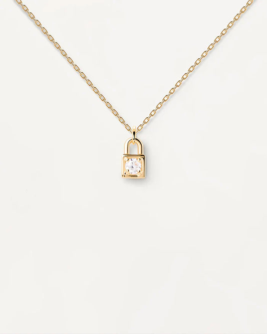 PADLOCK GOLD/SILVER NECKLACE