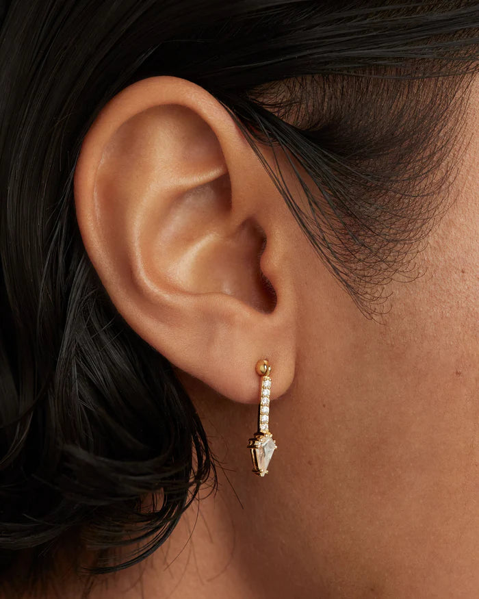 SUPER VERO SINGLE GOLD/SILVER EARRING