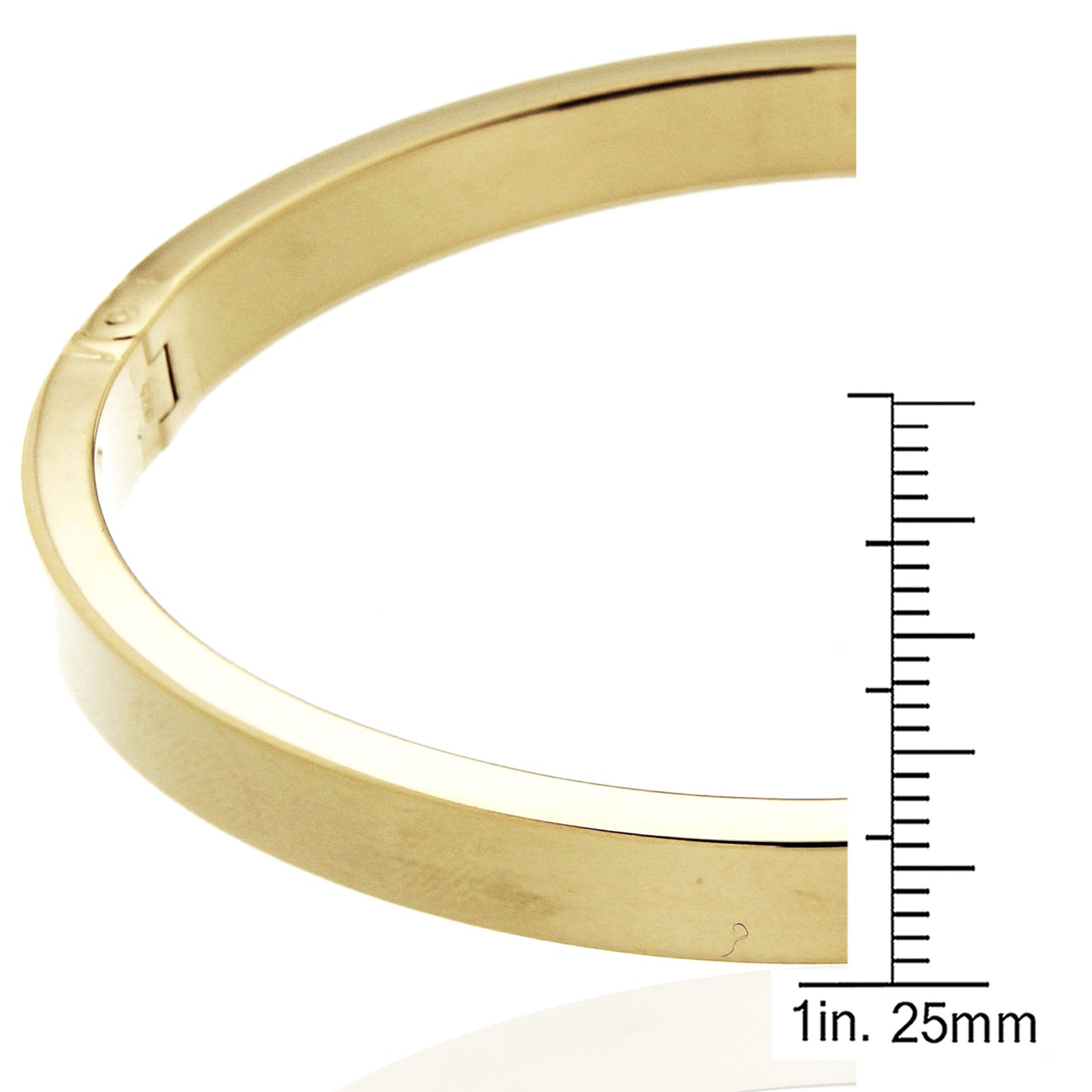 Oval Polished Bangle