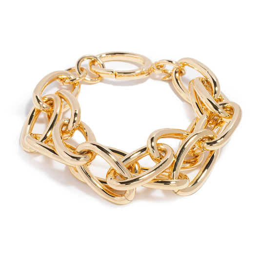 Yellow Gold Double Strand Bracelet