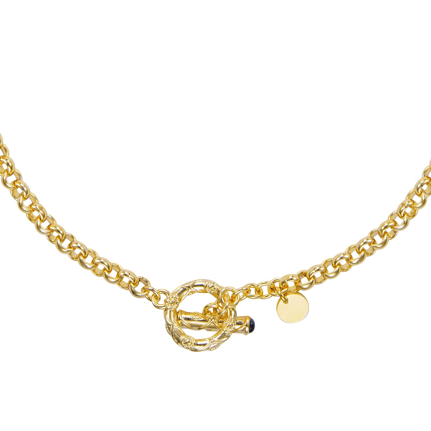 Rolo Link With Toggle clasp Necklace