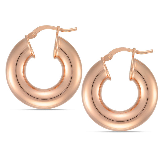 Rose Gold Chubby Hoop