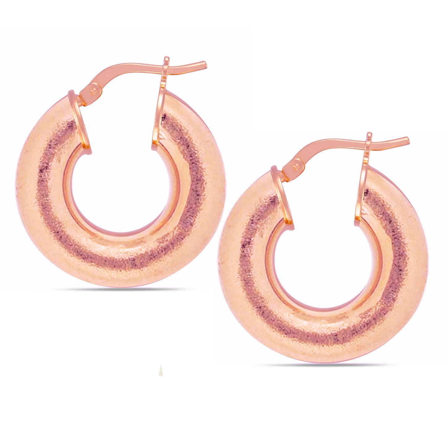 Rose Gold Chubby Hoops